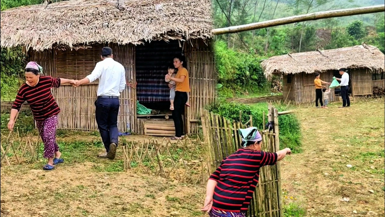 The daily life of a single mother and the unexpected appearance of a strange woman