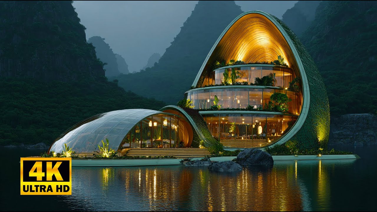 Ultra-Modern Avocado Palace Interiors | 4K Minimalist Architectural Dream |Emperor Palaces
