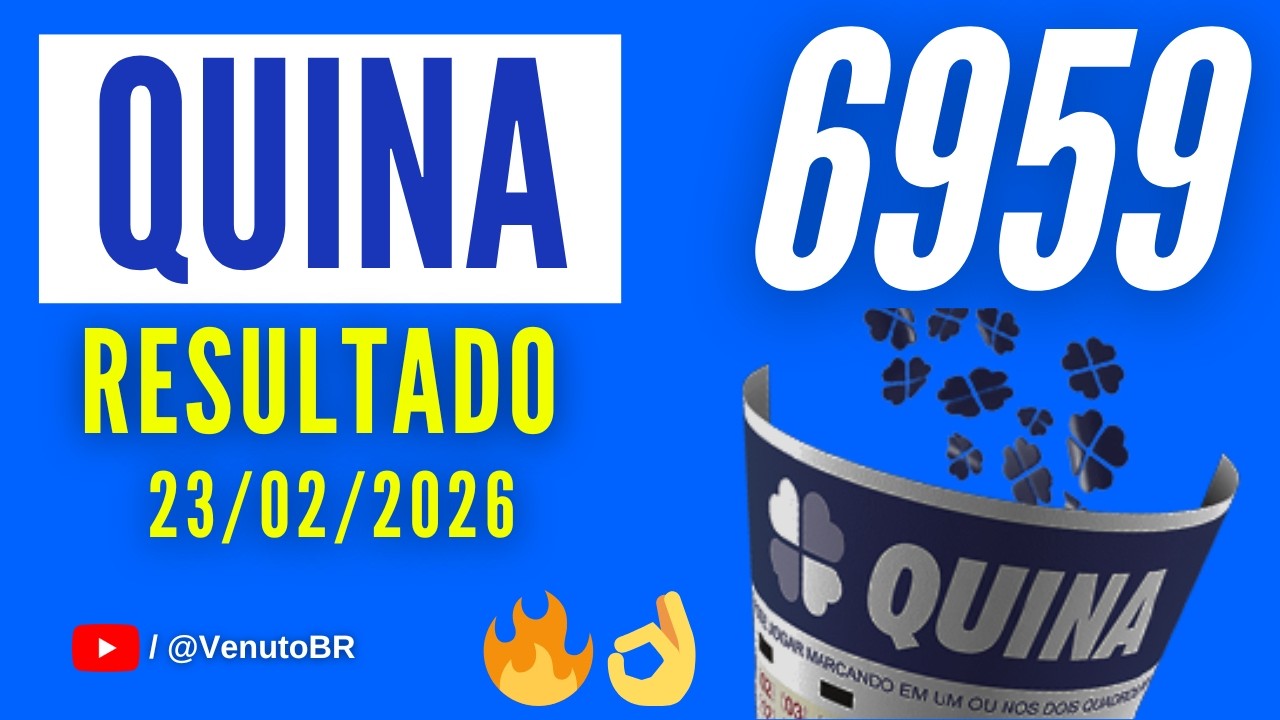 🍀 RESULTADO QUINA 6959