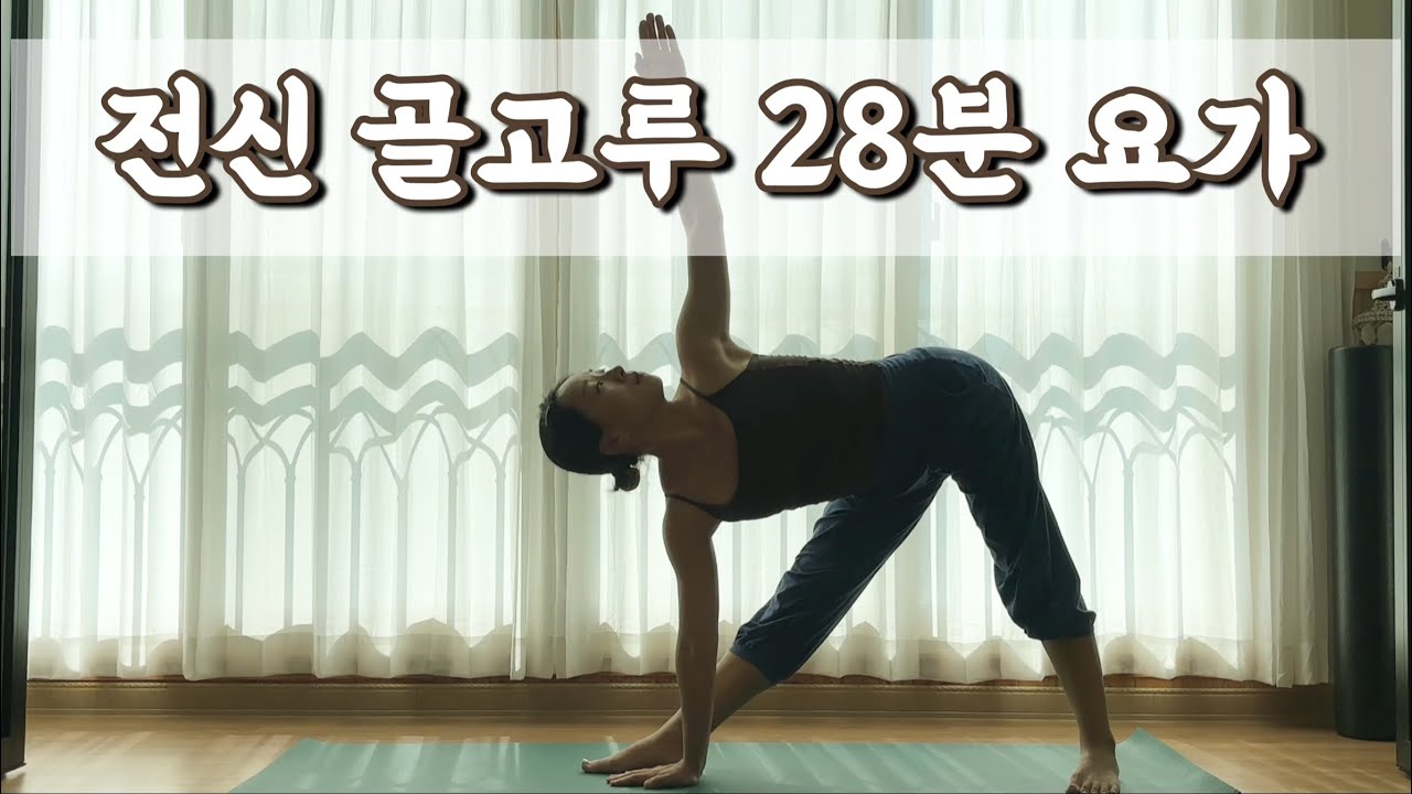 [서리요가#627] 골반부터 척추까지 시원해지는 28분 요가/ 전신스트레칭, 모든레벨 가능