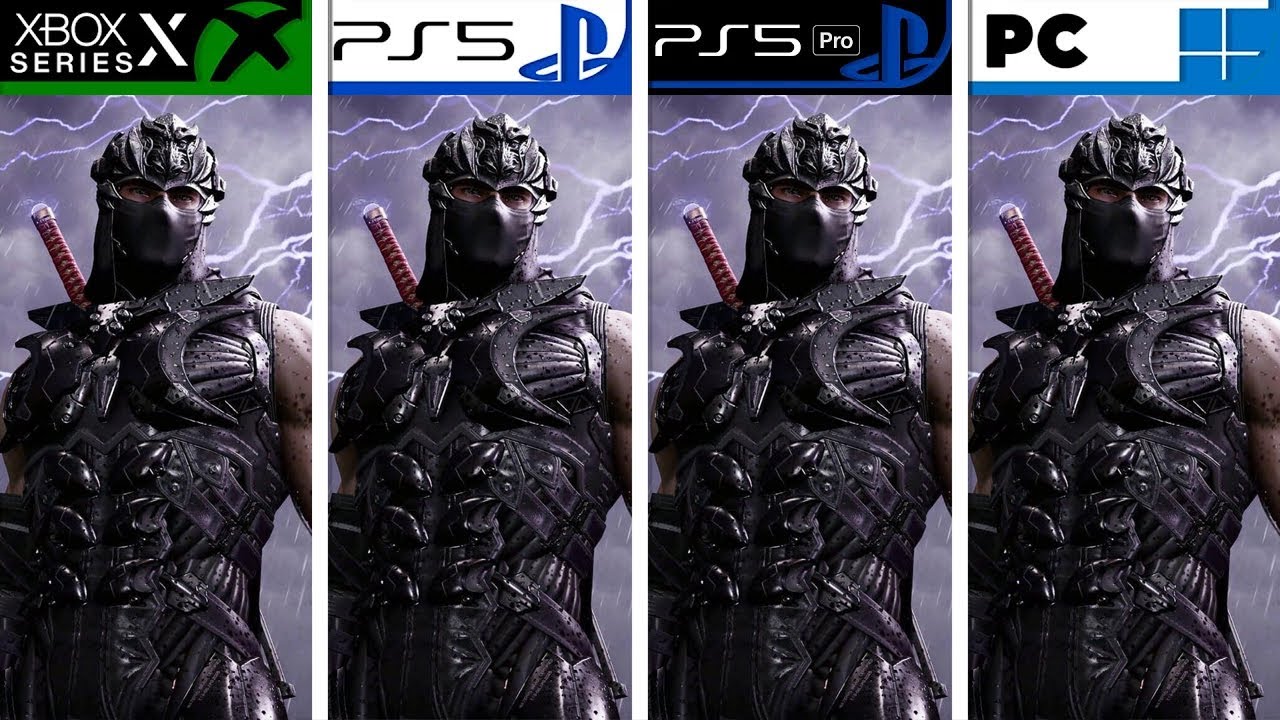 Ninja Gaiden 4 | Xbox Series X - PS5 - PS5 Pro - PC | Graphics Comparison