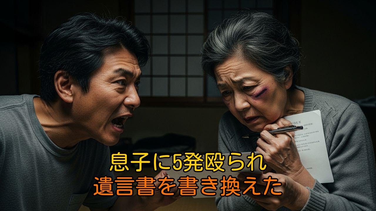 殴る息子に絶縁状！遺言書を書き換えた母の衝撃の決断