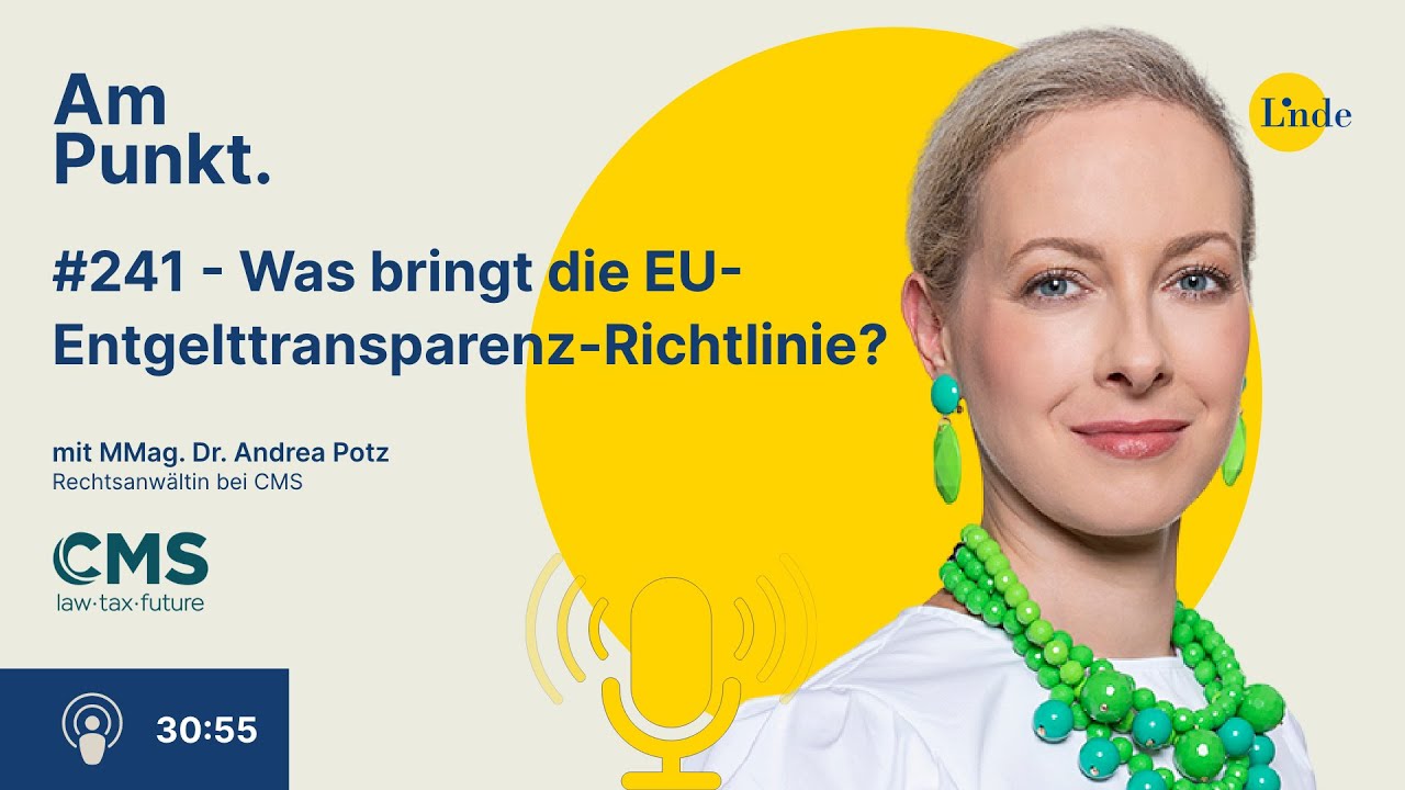 #241 &ndash; Andrea Potz &ndash; Was bringt die EU-Entgelttransparenz-Richtlinie?
