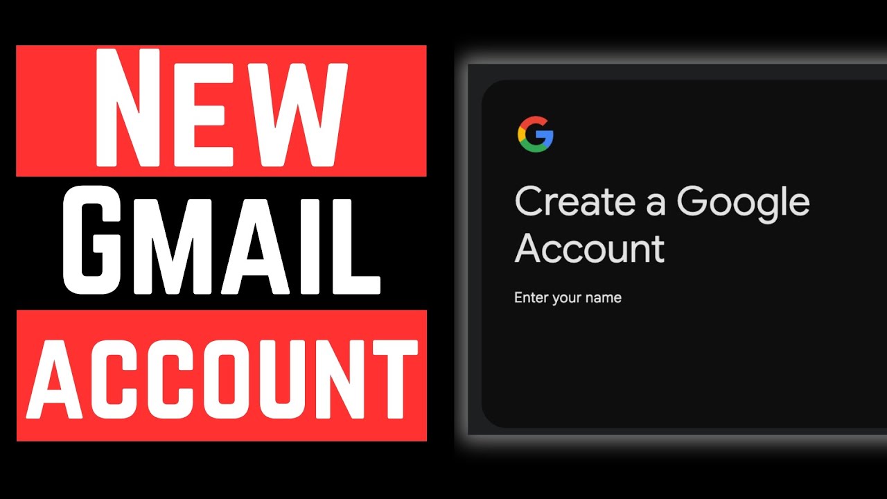 How To Create A NEW Gmail Account - Full Guide