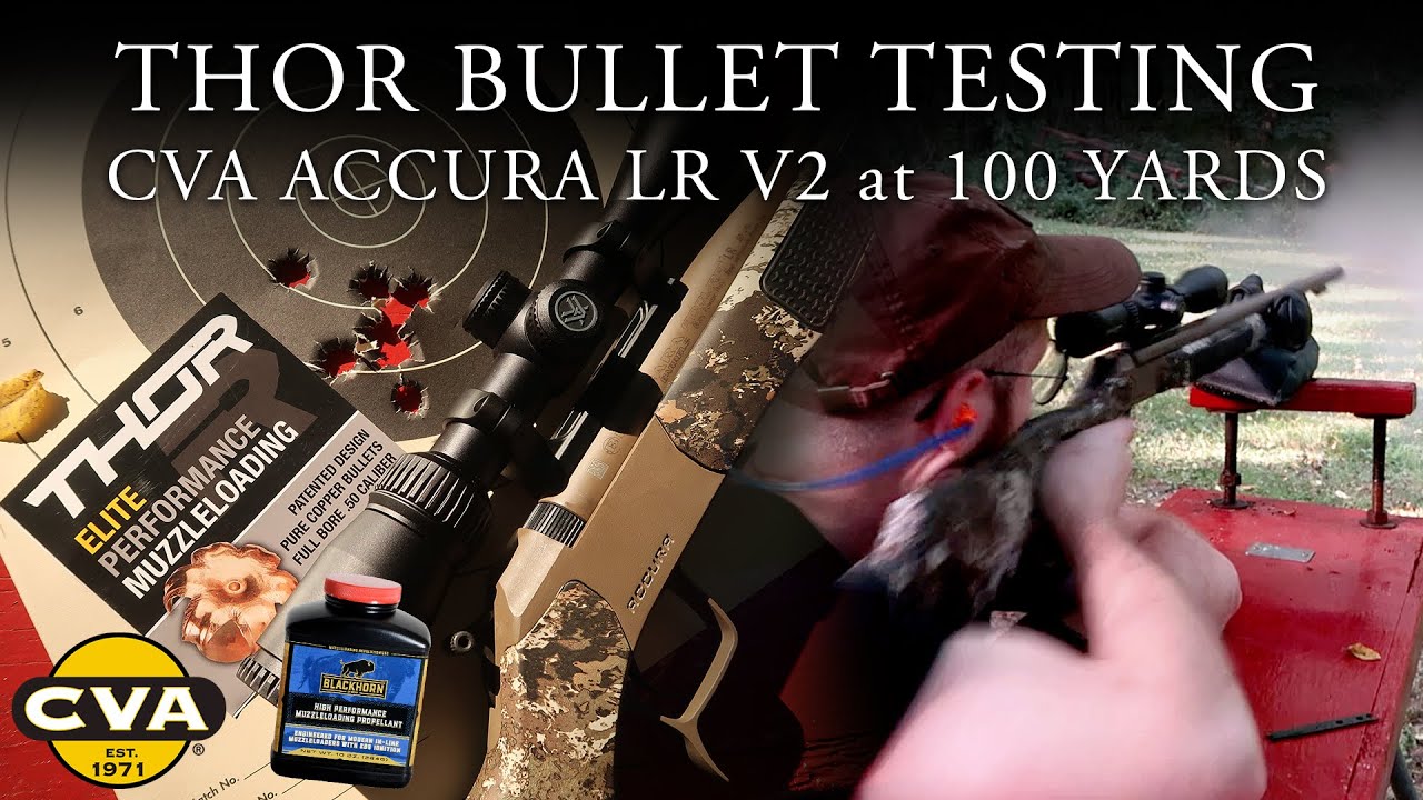 Тестирование пуль THOR Full BORE Muzzleloader в моём CVA Accura LR v2 | Modern Muzzle Loader