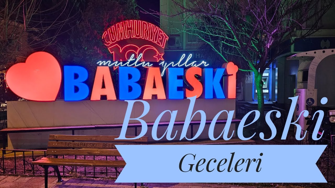 Babaeski Geceleri #babaeski #kırklareli #trakya #trakyahaber #türkiye #turkey