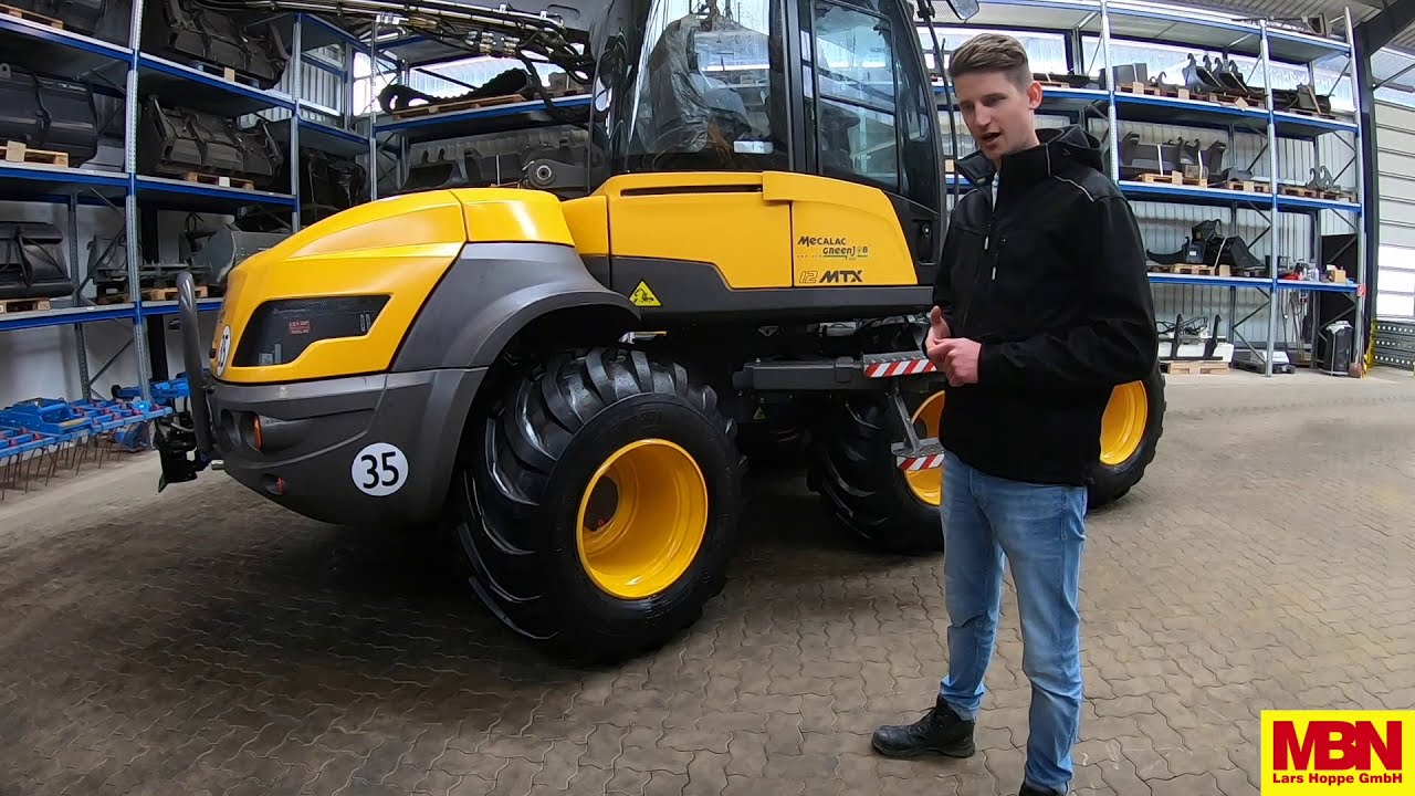 Maschinen Einweisung - MBN Mecalac 12 MTX Greenjob 6x4 | MBN Baumaschinen TV | Excavator