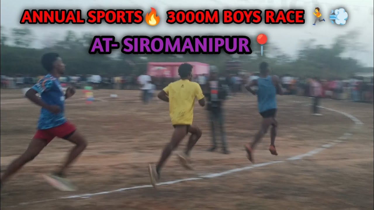 Annual Sports 🔥3000m Boys Race🏃💨 ll Siromanipur,Sukruli.#running #healthcare #sports #villege_life 