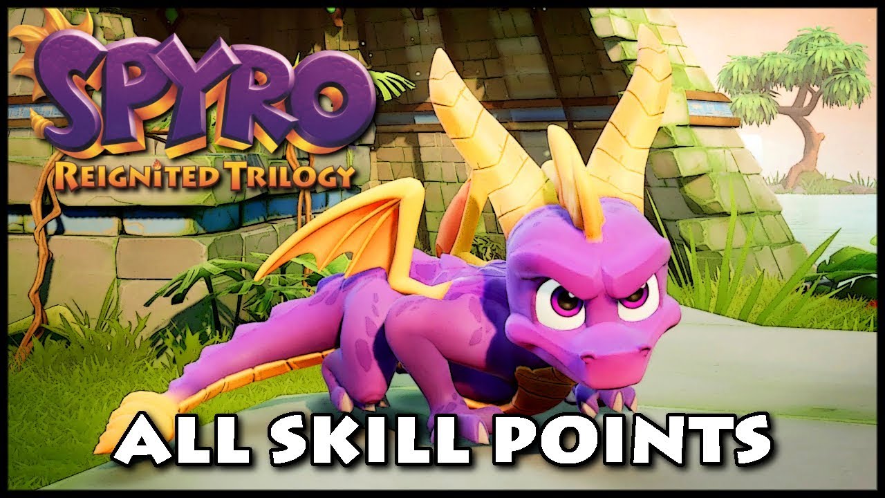 Spyro: Reignited Trilogy (Spyro the Dragon) - ALL SKILL POINTS REVEALED (Timestamps in Description)