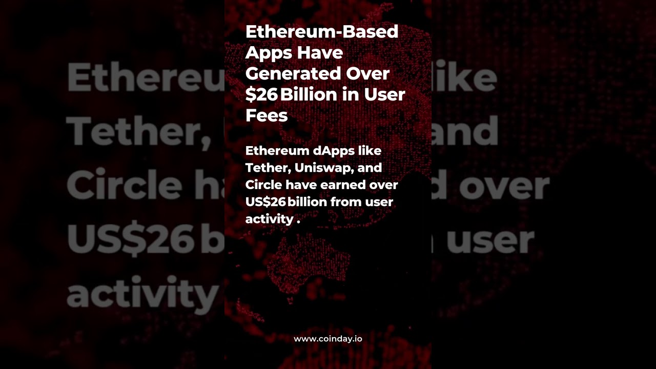 Ethereum Based Apps Have Generated Over $26B in Us