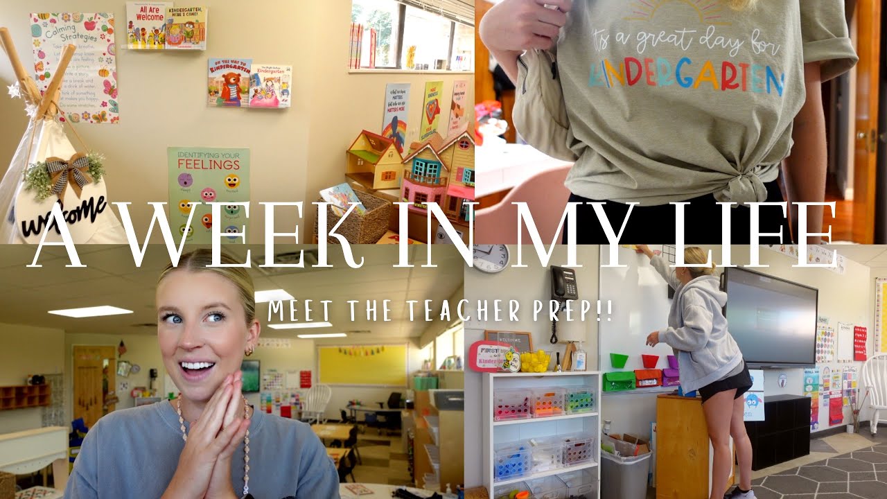 STUDENTS COME IN 1 WEEK 🙈🚌📓 | meet the teacher prep, school retreat, getting the classroom ready!