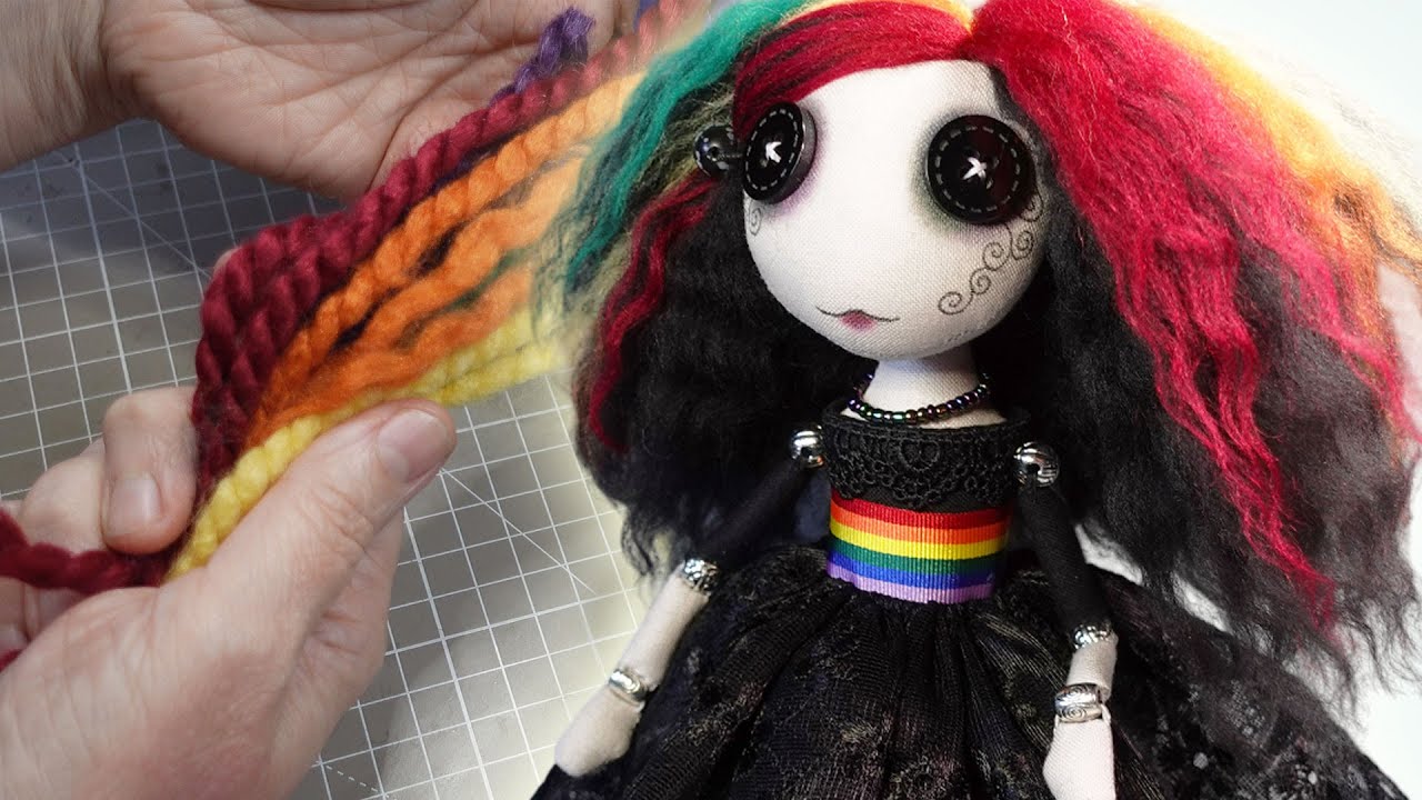 Making a Pride Themed Girl For My 700th Art Doll