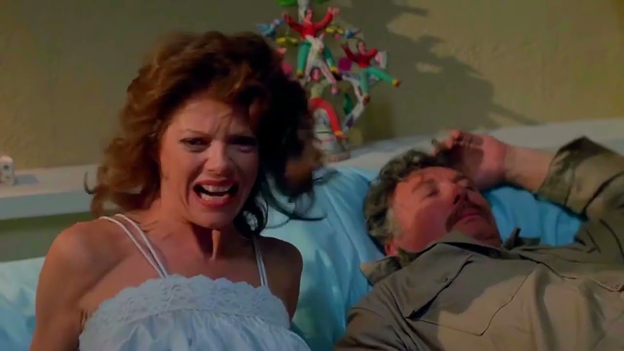 Demonoid 1981 clip - Samantha Eggar is attacked by a horrible hand!