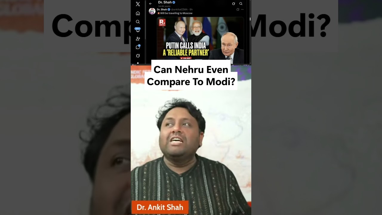 Can Nehru Even Compare To Modi? | Dr. Ankit Shah
