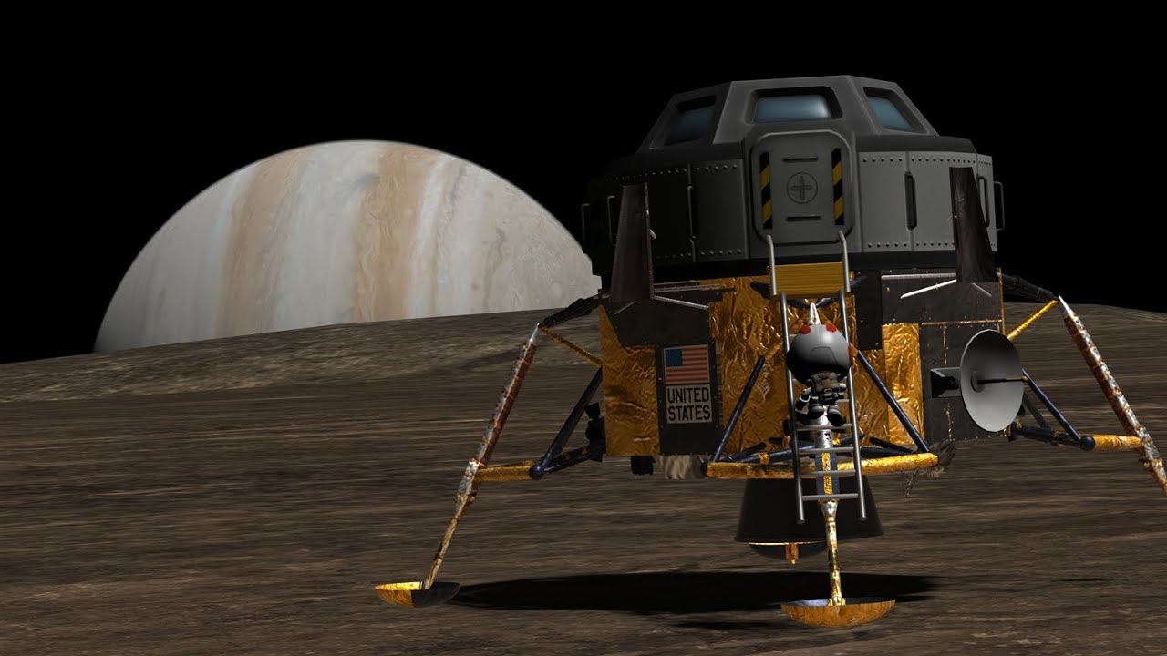 Manned Mission to Europa in KSP RO/RSS | 4K 60FPS