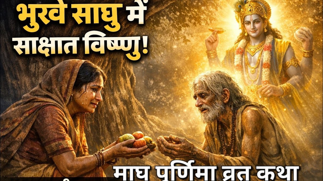 💫🌹 माघ पूर्णिमा व्रत कथा🏵magh purdima vrat ktha।  viral purdima chamtkari ktha । sachchi ktha। trut 