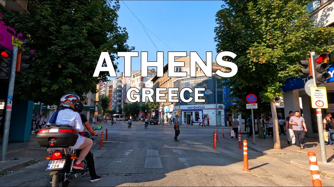 Athens, Greece - Driving Tour 4K