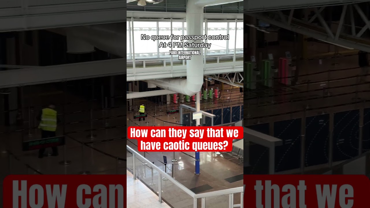 Passport Control in Faro Airport #passportcontrol #fyp