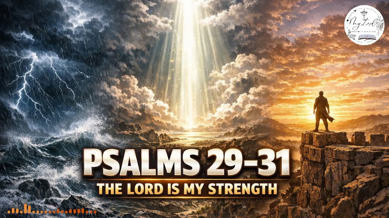 Psalms 29-31 Audio | Melodious Bible Recitation for Worship & Prayer❤️ | Audio Bible 🎶✝️ #jesus