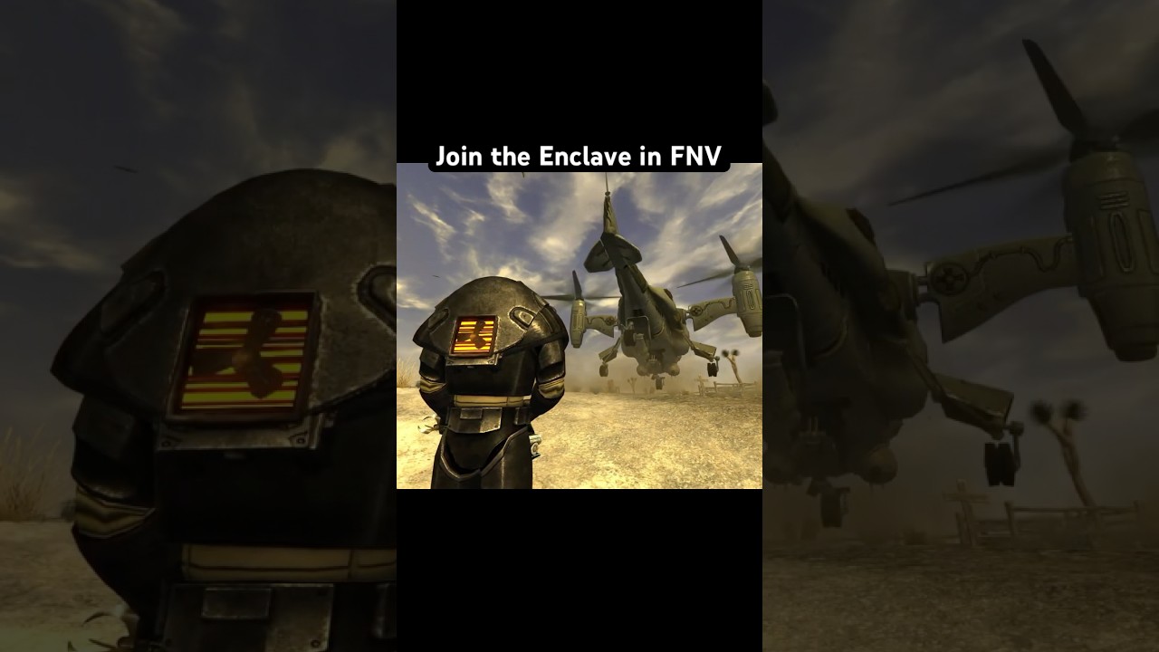 Joining The Enclave in Fallout New Vegas
