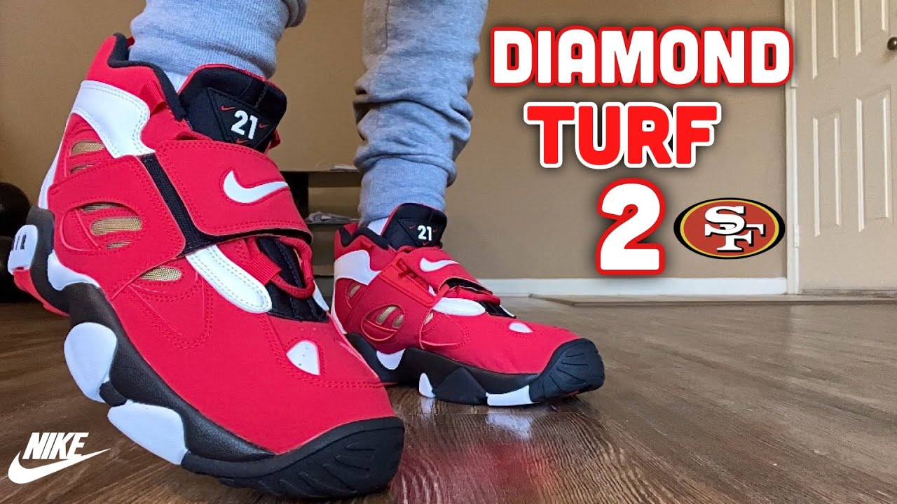 NIKE DIAMOND TURF 2 49ers On Feet & Review