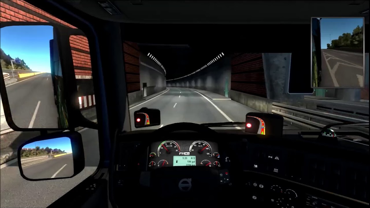 Euro Truck Simulator 2 E2 Esbjerg DK to Hamburg D Christmas Event #2