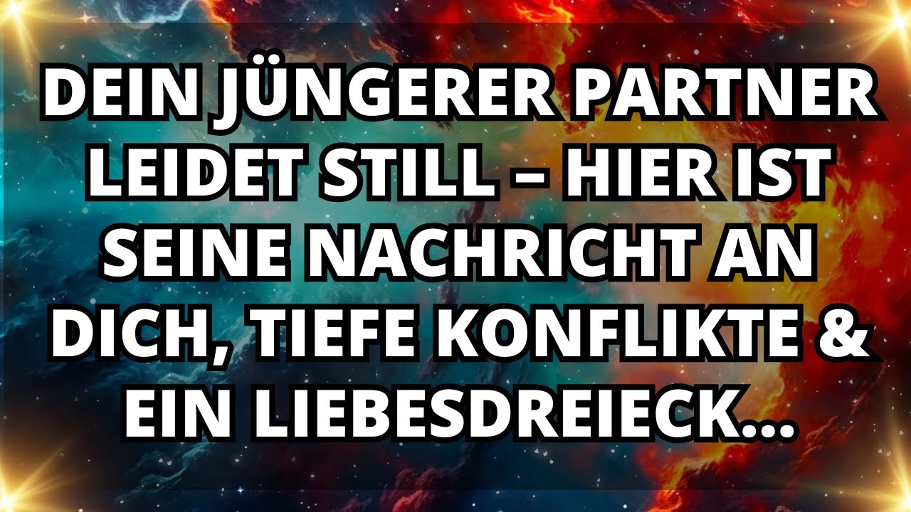Engel sagen, Dein jüngerer Partner hat endlich das Schweigen gebrochen – seine Nachricht ist gerade