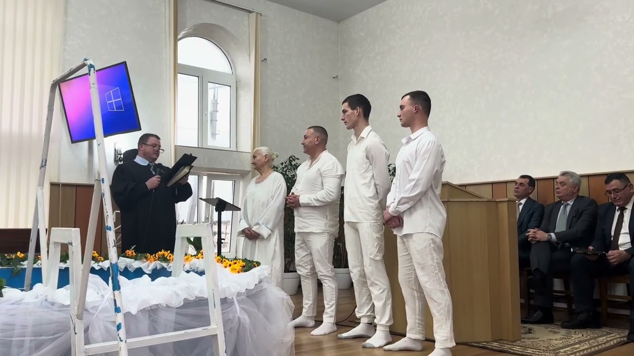 Mărturisirea credinței înaintea botezului în biserica AZȘ 