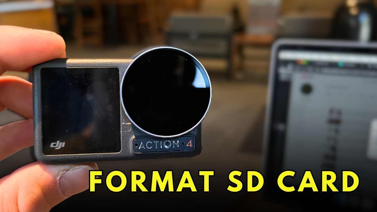Как отформатировать SD-карту на DJI Osmo Action 4