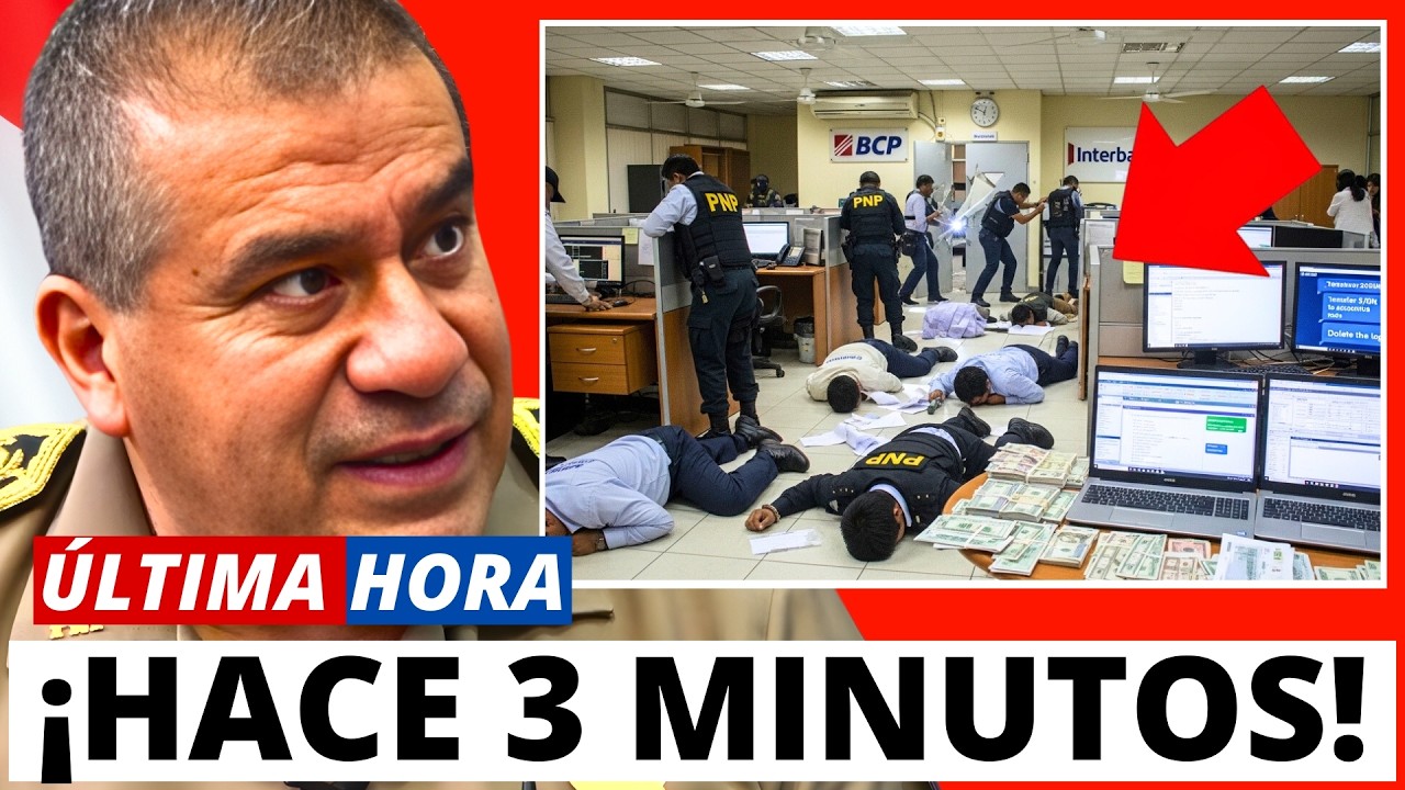 💥¡EL GOLPE VENÍA DESDE DENTRO! PNP REVIENTA RED QUE VACIABA CUENTAS DESDE EL SISTEMA BANCARIO