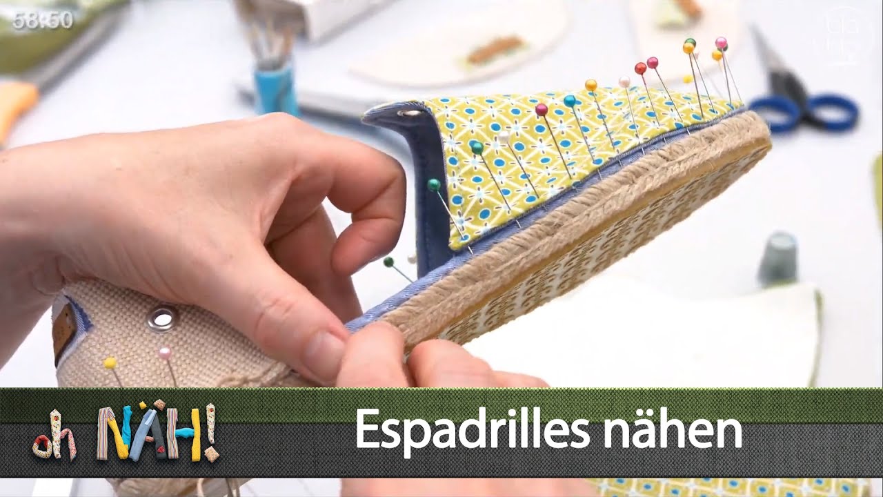 oh NÄH! – Espadrilles nähen (Aufz. v. 05.07.2019)