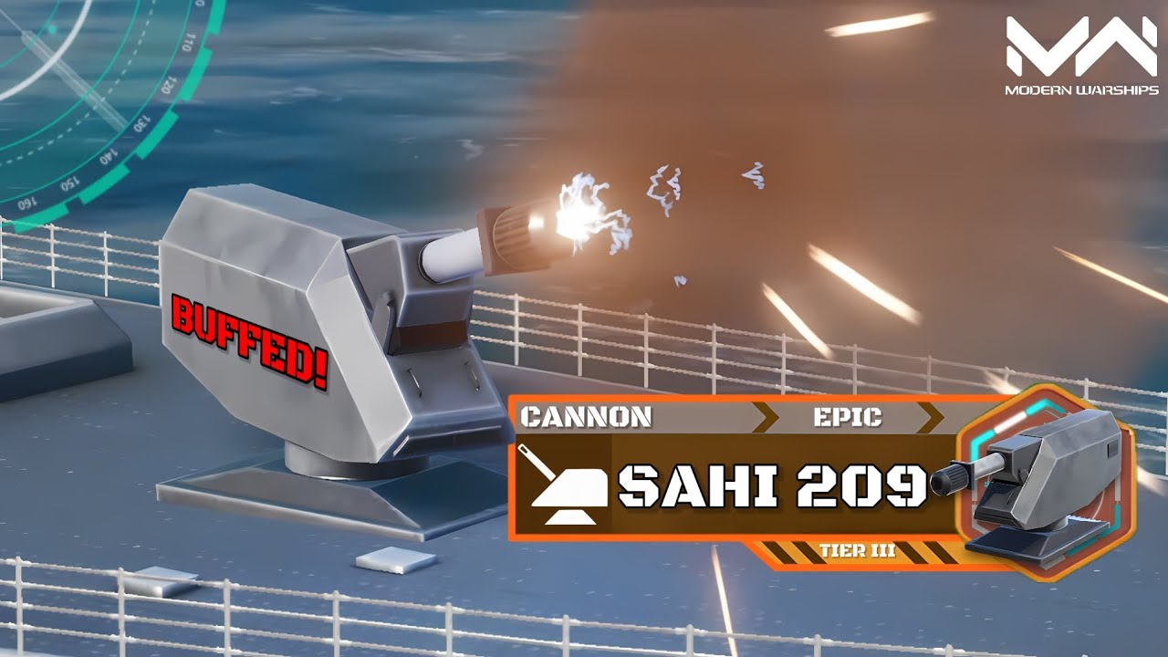 Testing the Sahi-209 Cannon After Buff | Modern Warships Alpha Test