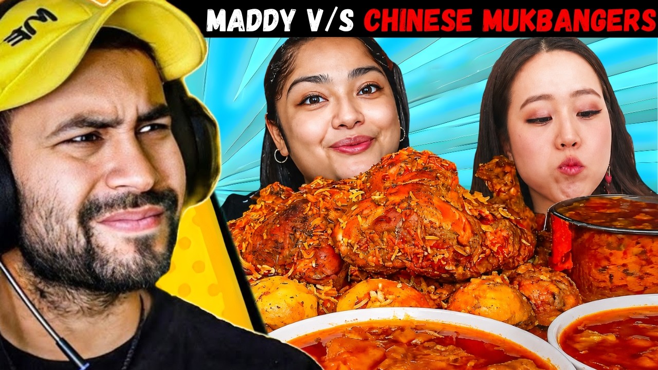 MADDY V/S CHINESE MUKBANGERS || ROHIT BAMOLA SHORTS