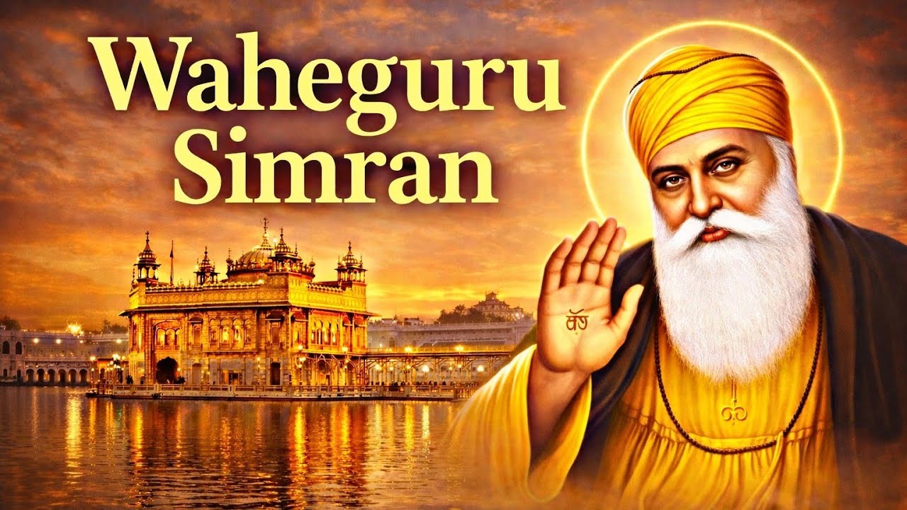 Har Pal Simra Tera Naam Waheguru | Gurbani Simran | Peaceful Meditation | Relaxing Kirtan
