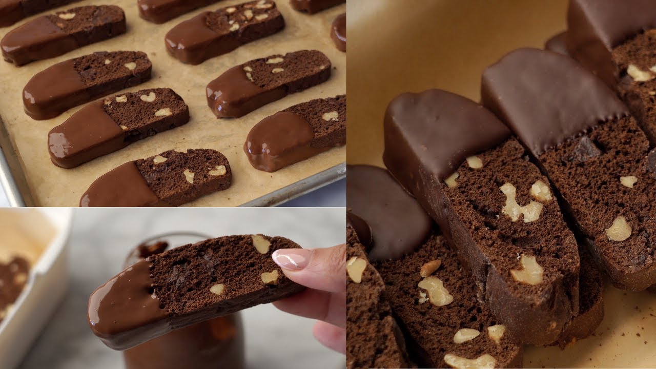 بسكوت الشوكولاتة الإيطالي 🍫.. طعم رهيب بأقل مجهود !