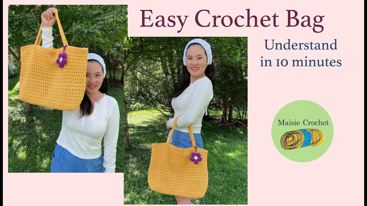 Easy Crochet Bag/understand in 10 minutes | Maisie Crochet