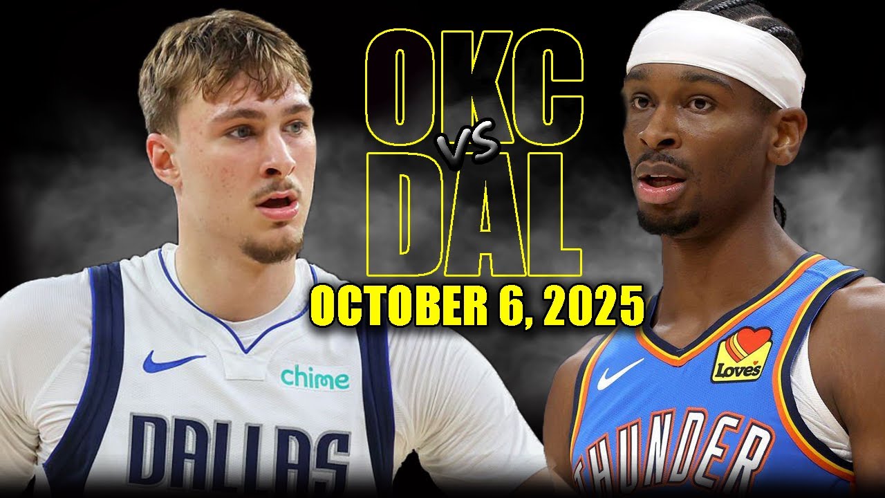 Oklahoma City Thunder vs Dallas Mavericks Full Game Highlights - October 6, 2025 | NBA Preseason