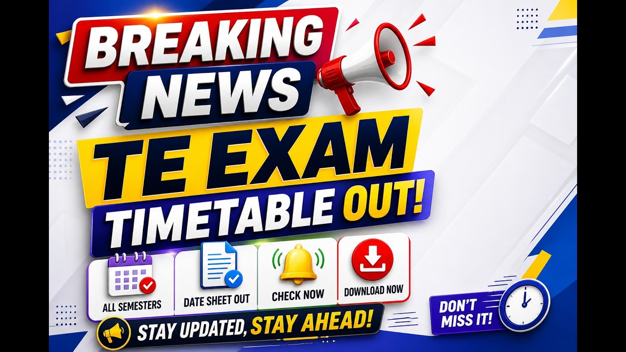 SPPU SE&TE Exam Time Table 2026 OUT | Backlog + Regular Rules | Pune University Latest Update