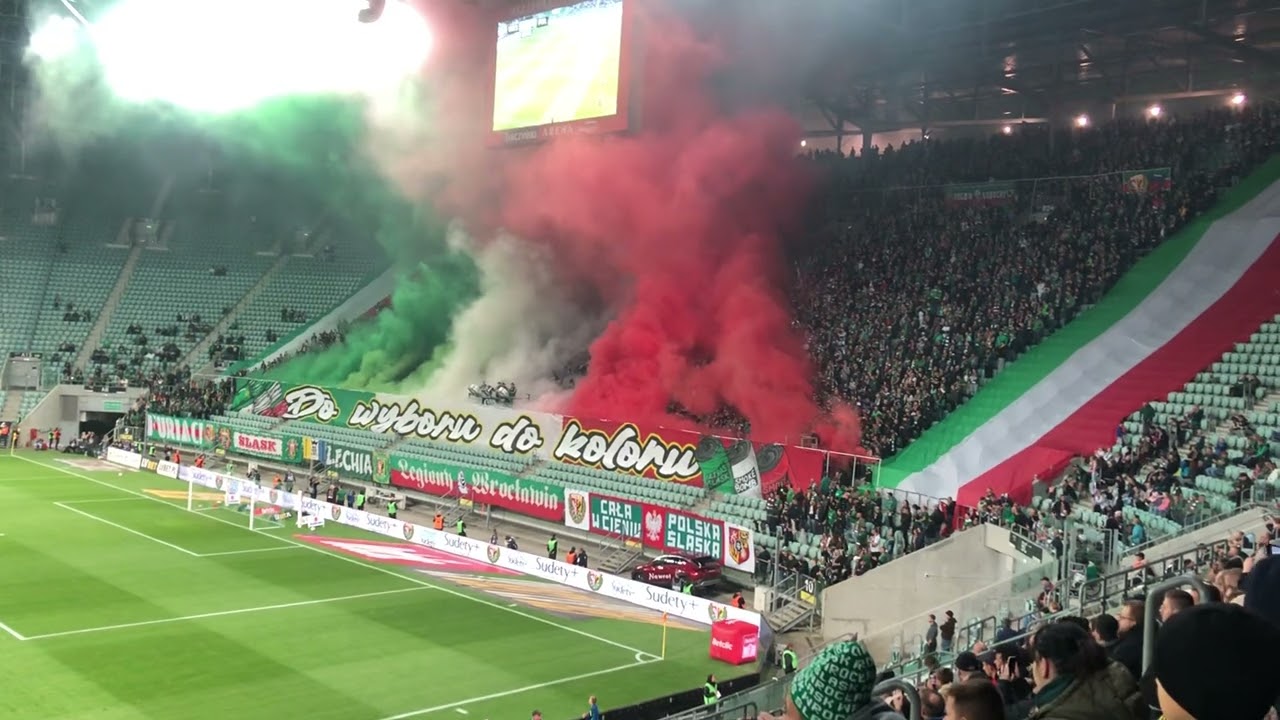 Śląsk Wrocław - Polonia Warszawa 26.09.2025 - Druga oprawa kibiców Śląska Wrocław 