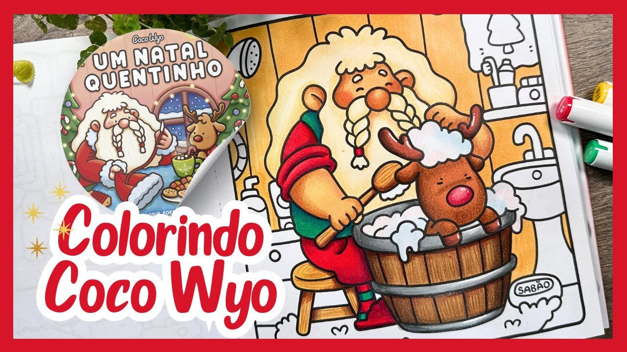 🔴 Live - Colorindo Natal Quentinho CocoWyo (parte 3)