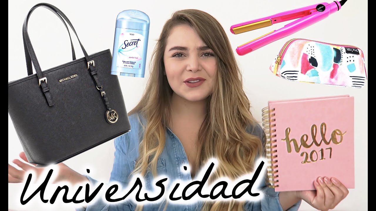 ¿Qué llevo en mi bolso de la Universidad? - Maqui015 ♥