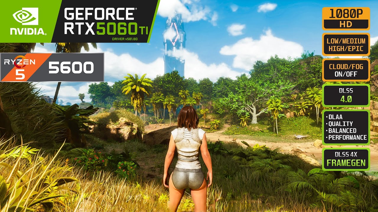 ARK SURVIVAL ASCENDED - RTX 5060 Ti - RYZEN 5 5600