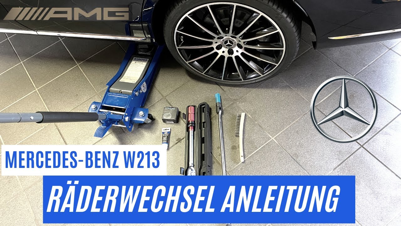 Radwechsel Anleitung | Mercedes-Benz W213 | 5sec Tutorial DIY S213 A238 C238 W222 W207 W166 W176
