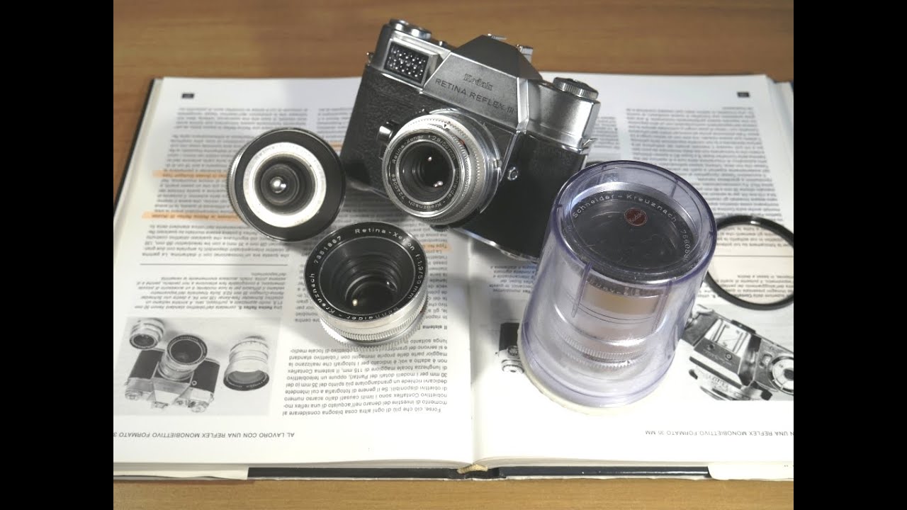 Kodak Retina Reflex III e quattro ottiche