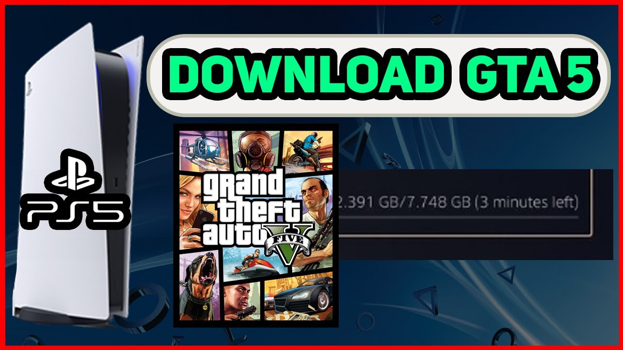PS5 HOW TO DOWNLOAD GTA 5 EASY NEW!