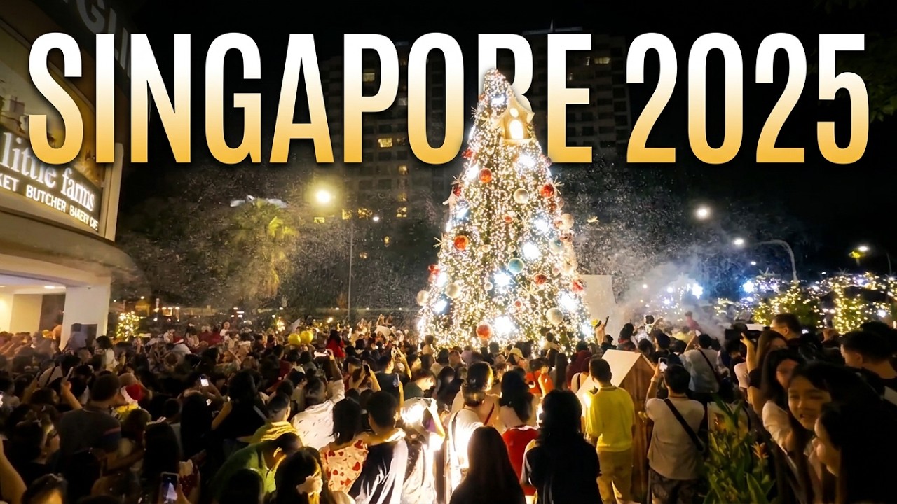 Singapore Orchard Road Christmas Eve 2025 🎄 | Christmas Eve Night Walk