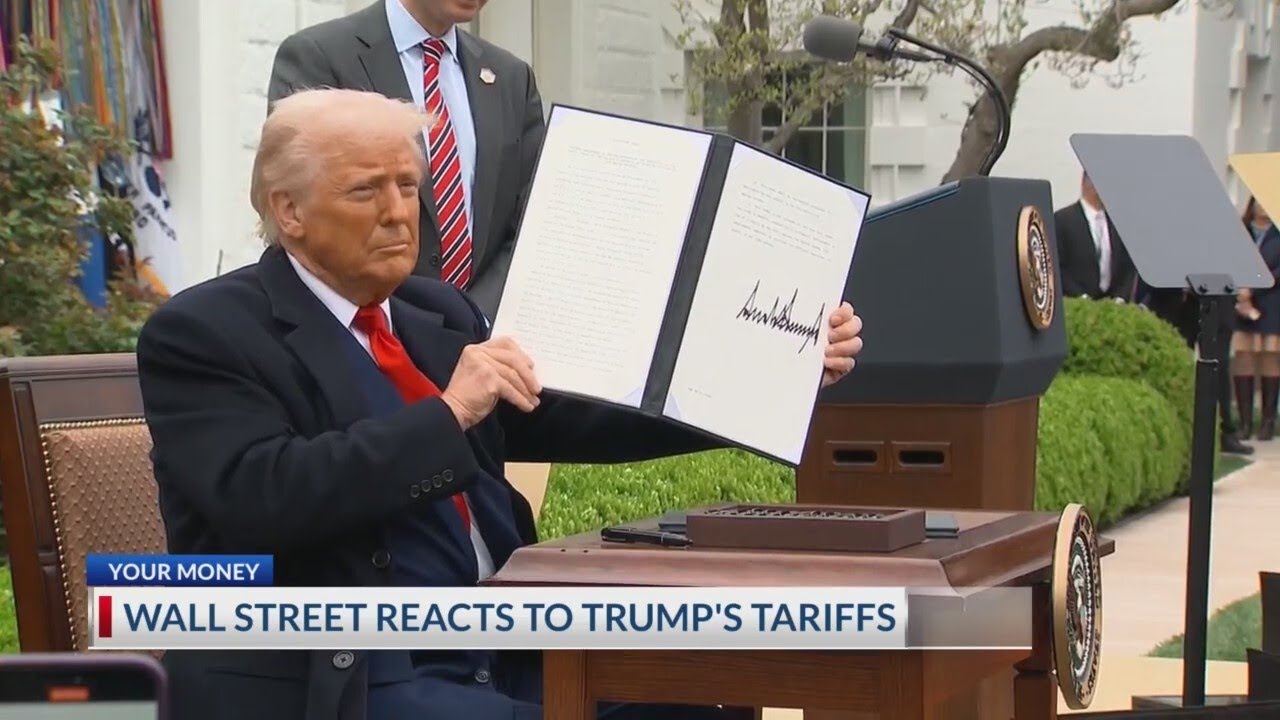 Wall Street reacts to Trump&rsquo;s tariffs