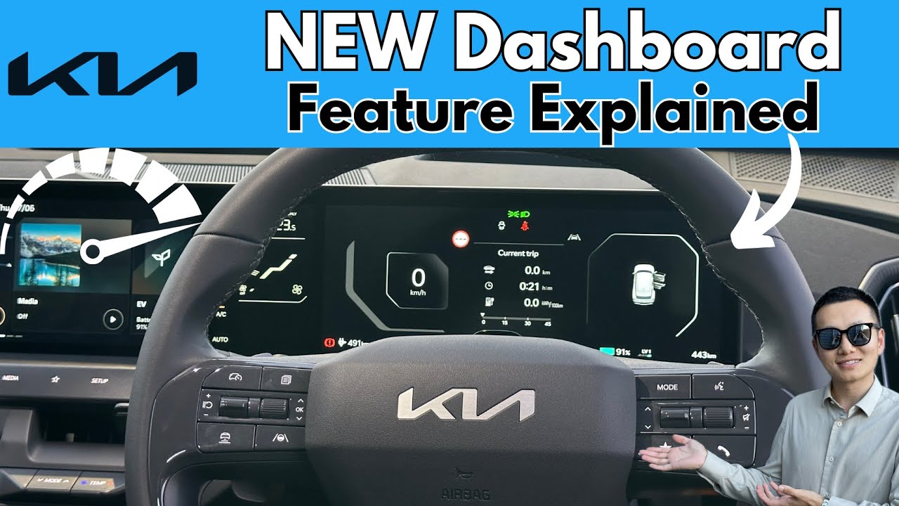 KIA Tutorial - EV Dashboard Setup & Display - EV5, EV9, EV3