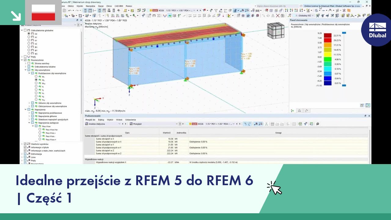 Idealne przejście z RFEM 5 do RFEM 6 | Część 1