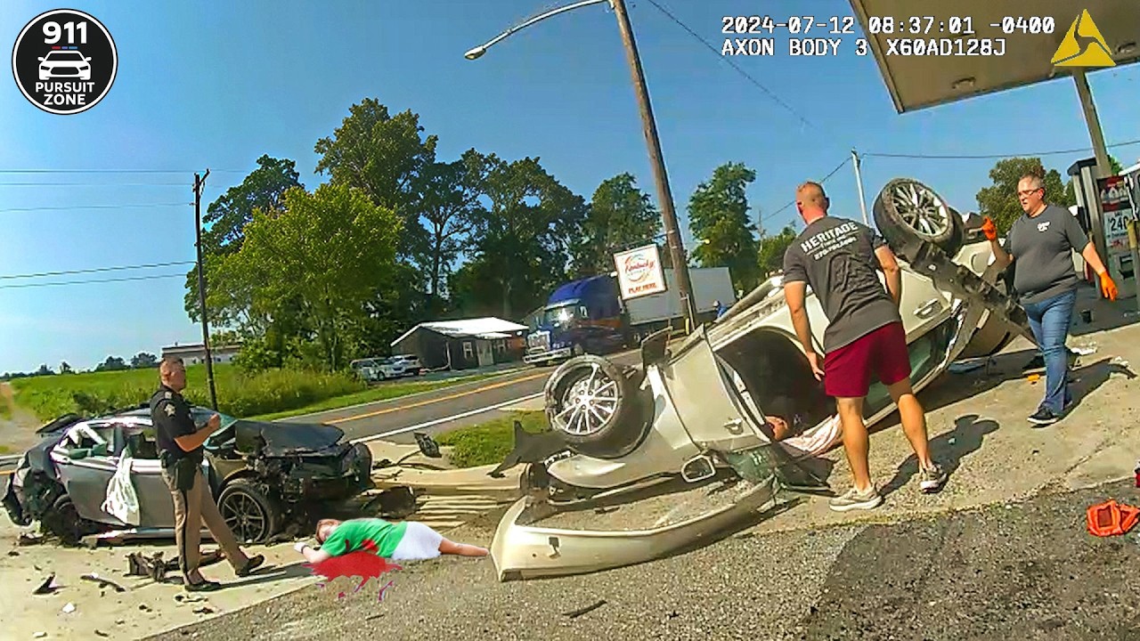 MOST BRUTAL High-Speed Police Chases Caught on Dashcam You Wouldn't Believe if Not Filmed #82